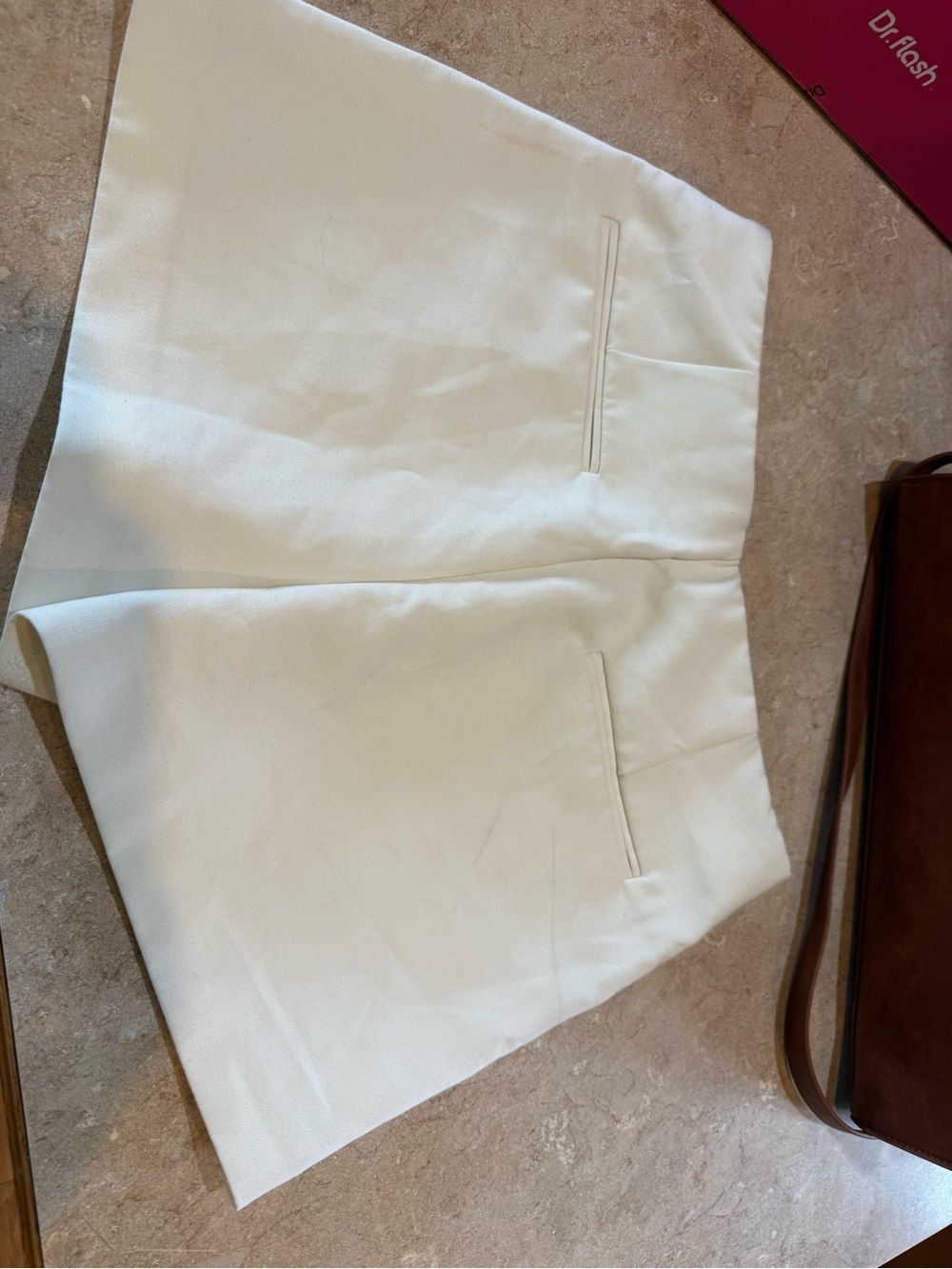 Cream colored skort